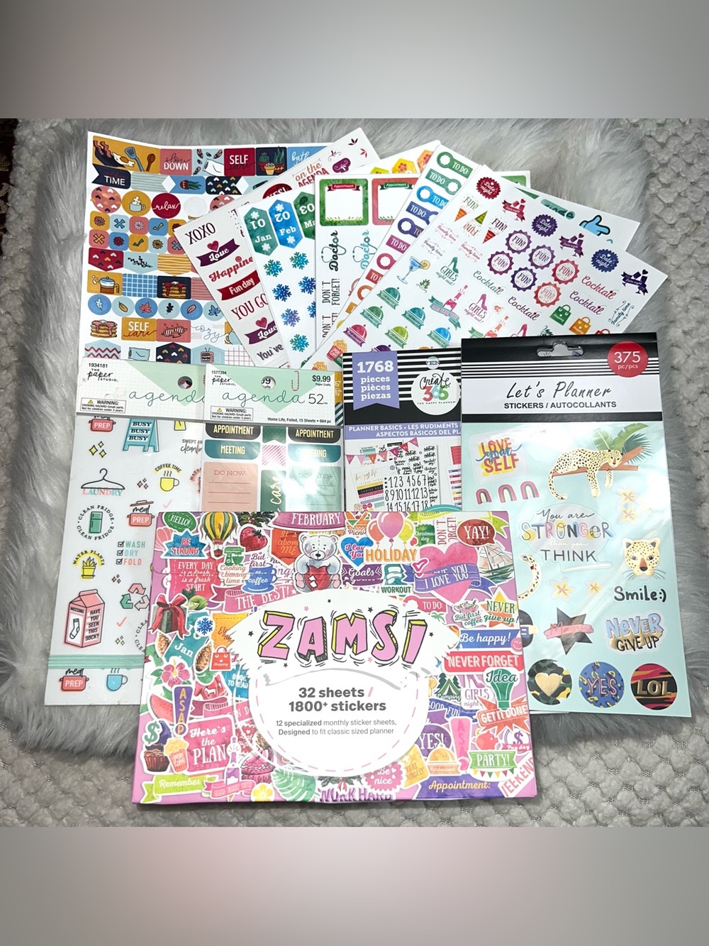Planner Stickers Sticker Books Stationary Set The Happy Planner/Various Brands